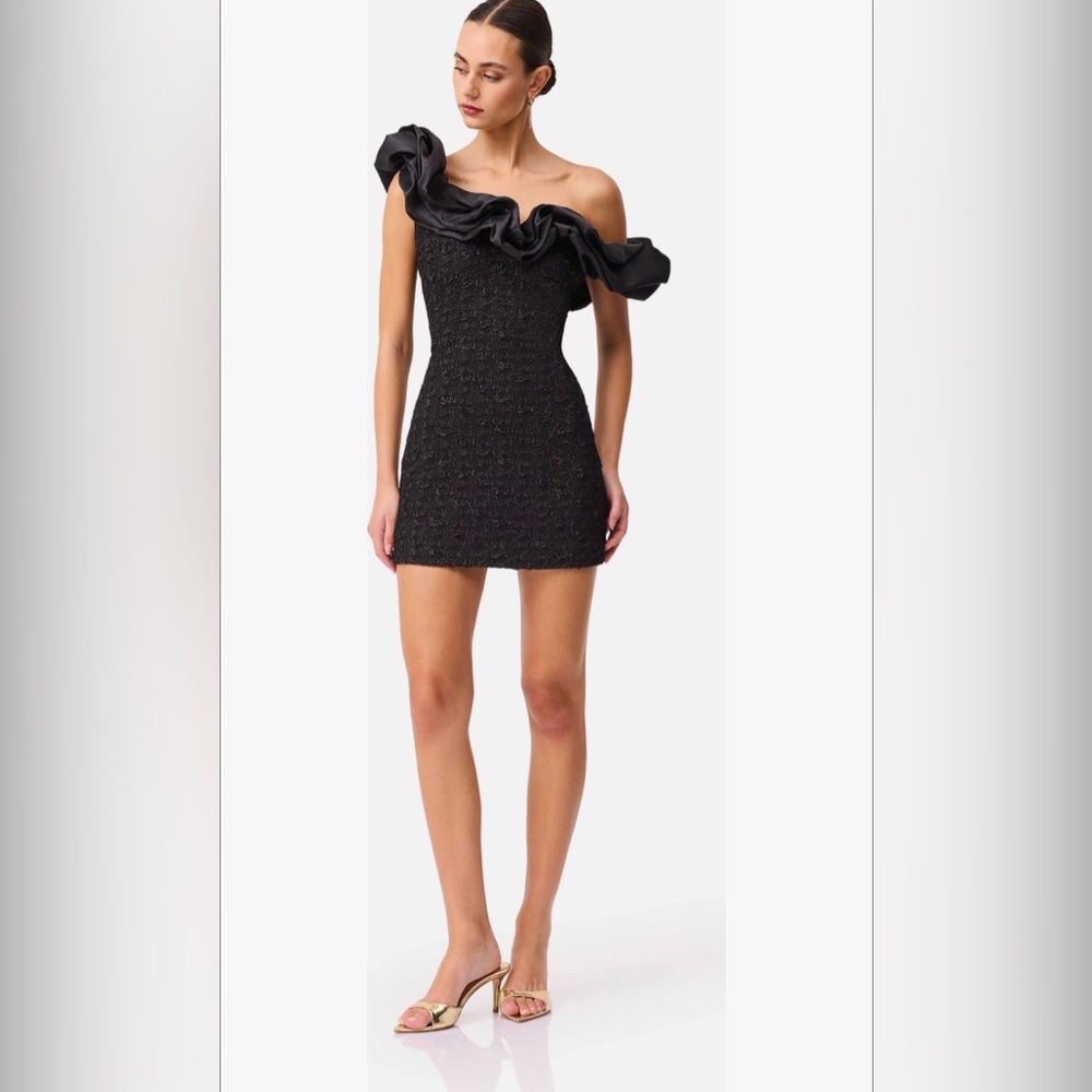Elliatt Paloma Ruffle Mini Cocktail Dress